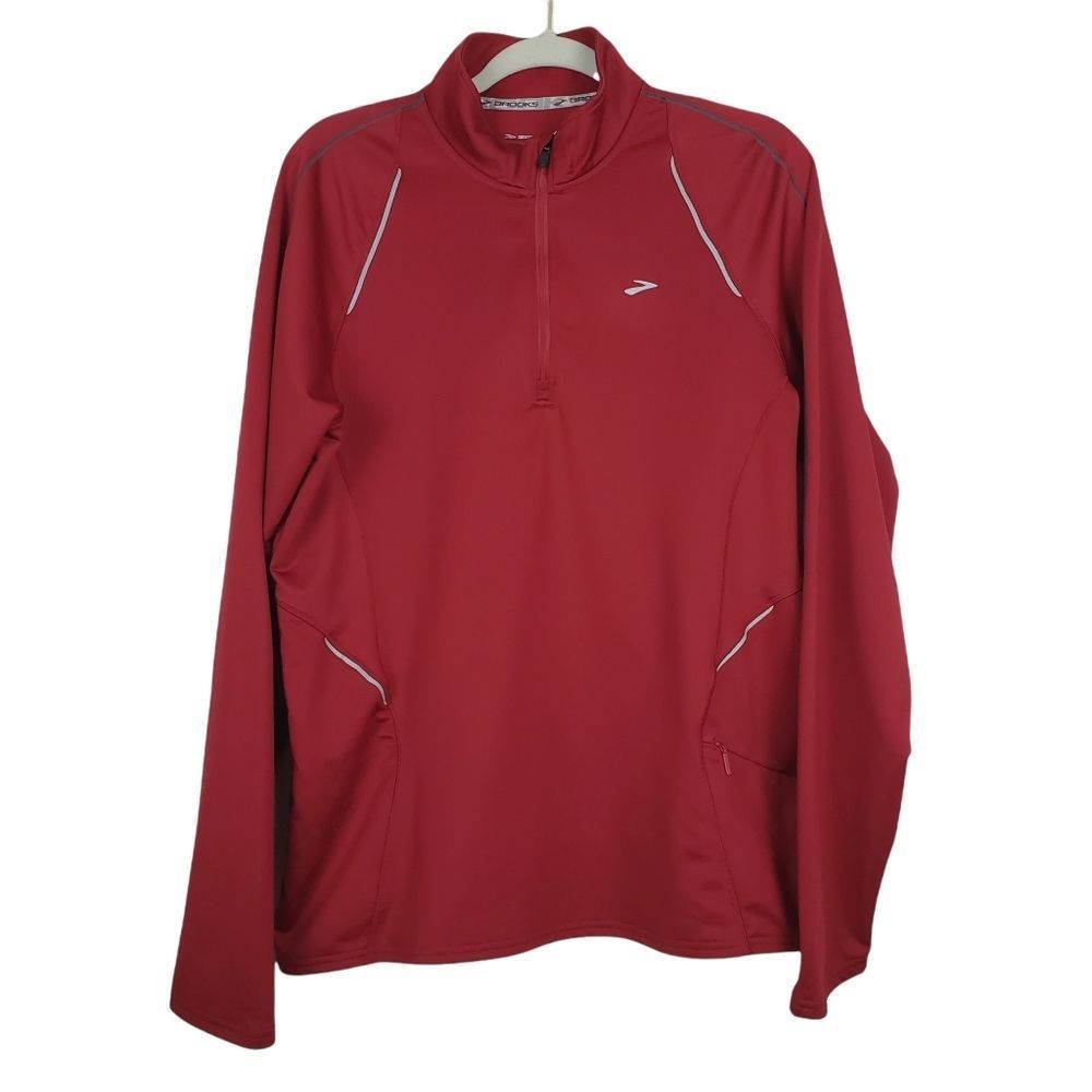 𝅺Brooks Infiniti 1/2 Zip Running Pullover Jacket